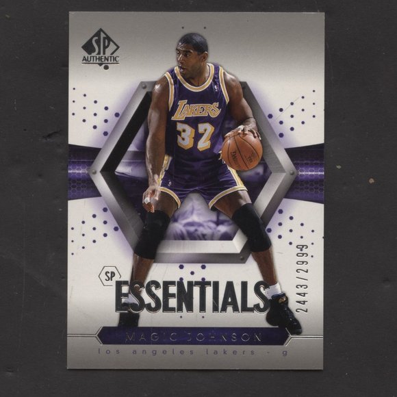 2005 SP AUTHENTIC BASKETBALL MAGIC JOHNSON LOS ANGLES LAKERS - Picture 1 of 1